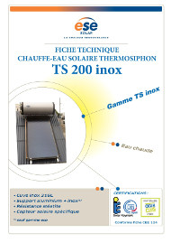 Documentation Thermosiphon TS200 inox